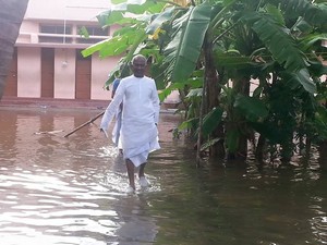 Ilayaraja Helps Flood Victims in Chennai Photos
